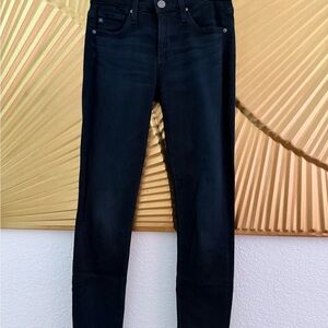 AG Adriano Goldschmied Women's Dark Blue Mid-Rise Skinny Jeans